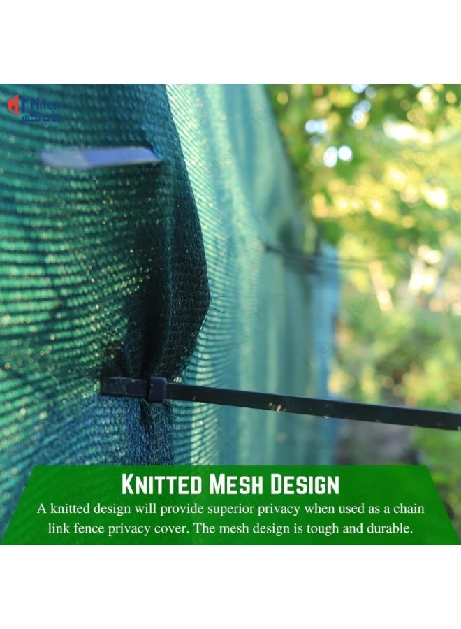 Hitex Green Shade Net 70% Sun Block | 3 x 6 Meter – UV Resistant Mesh Fabric for Fence Privacy Screen, Garden & Pergola Shade, Wind Screen, Greenhouse & Outdoor Use (3 x 6 Meter) - Image 5